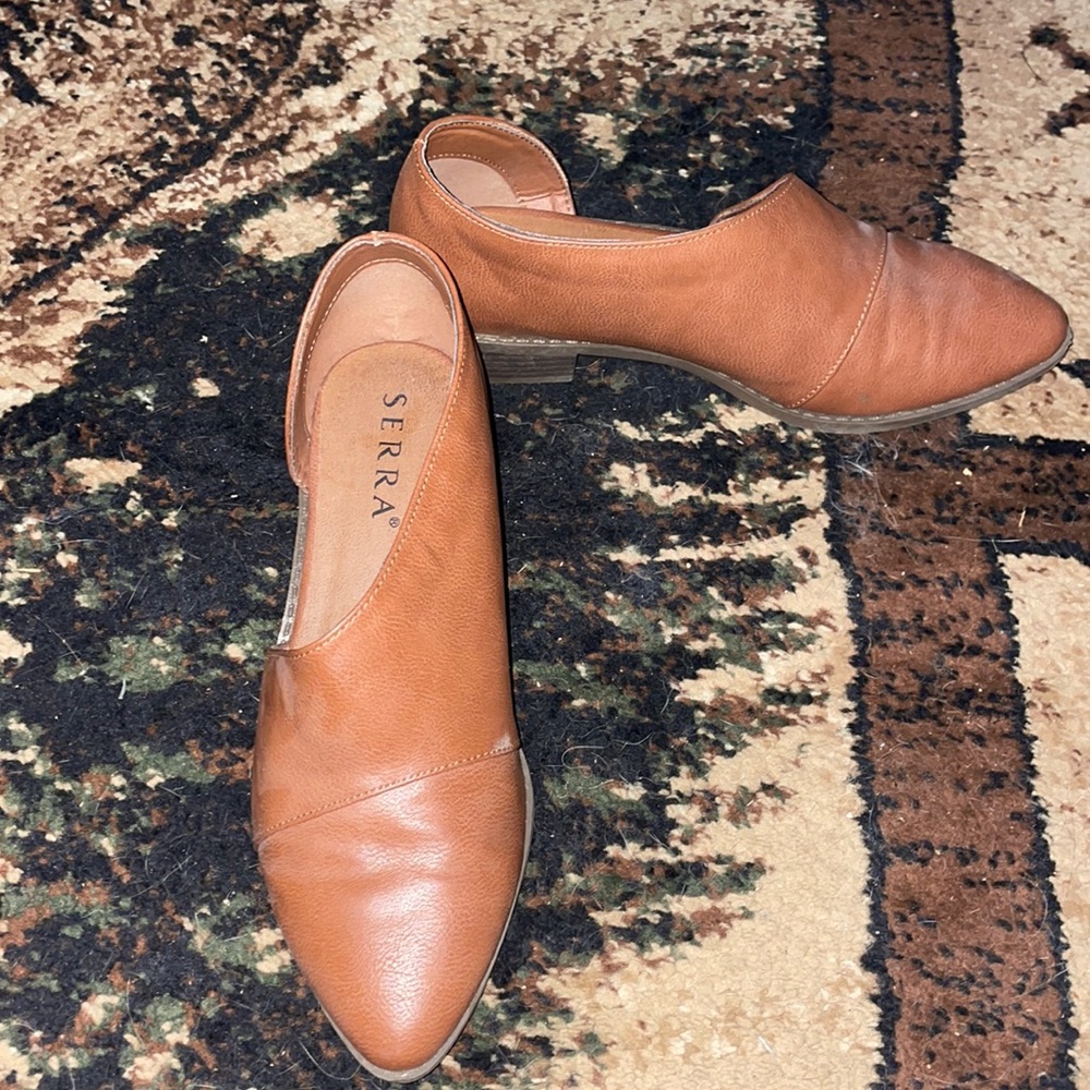 Serra brand skip on mules